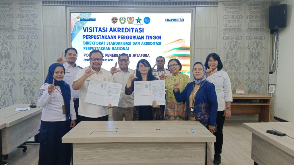 Visitasi Akreditasi Perpustakaan Perguruan Tinggi di Politeknik Penerbangan Jayapura