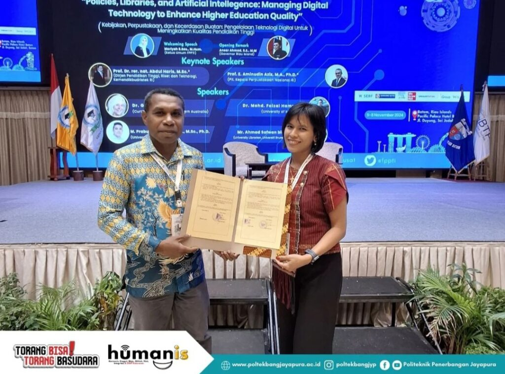 Politeknik Penerbangan Jayapura Perkuat Sinergi di KPPTI Ke-3 untuk Pengembangan Perpustakaan