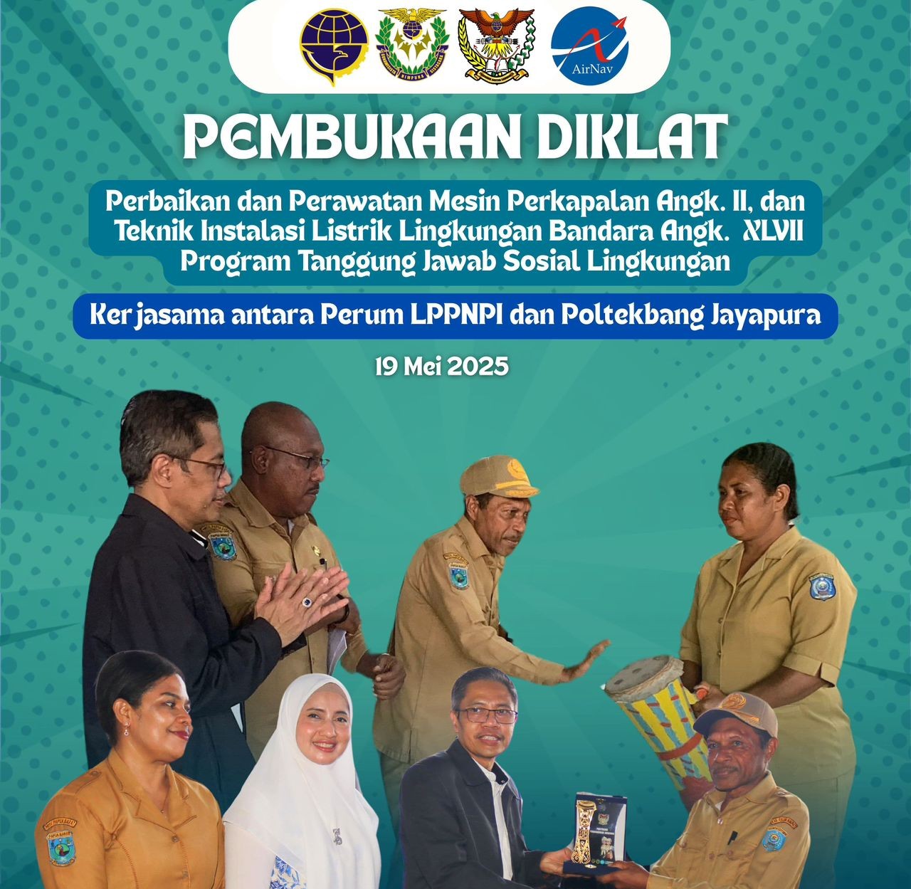 Pembukaan Diklat Perbaikan dan Perawatan Mesin Perkapalan & Pelatihan Teknik Instalasi Listrik