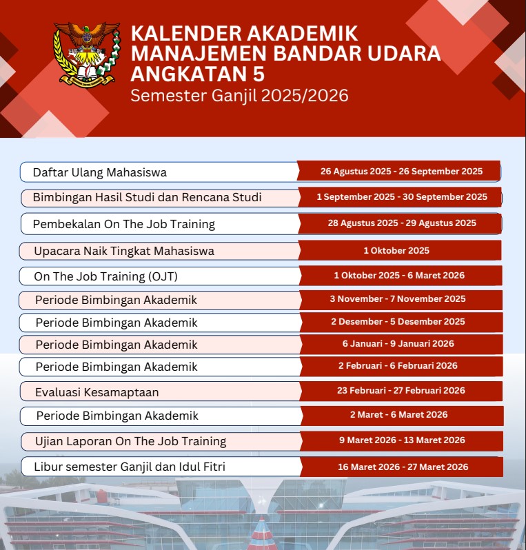 KALENDER AKADEMIK SEMESTER GANJIL TAHUN 2025 2026