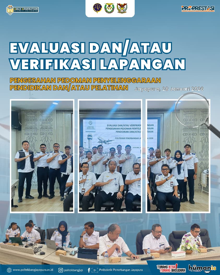 EVALUASI DAN/ATAU VERIFIKASI LAPANGAN PENGESAHAN PEDOMAN PENYELENGGARAAN PENDIDIKAN DAN/ATAU PELATIHAN