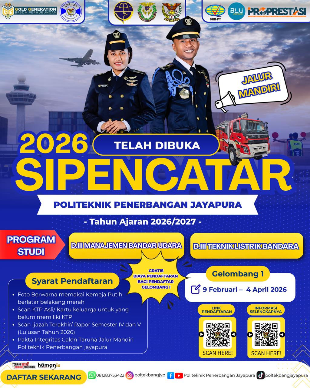 TELAH DIBUKA SIPENCATAR 2026
