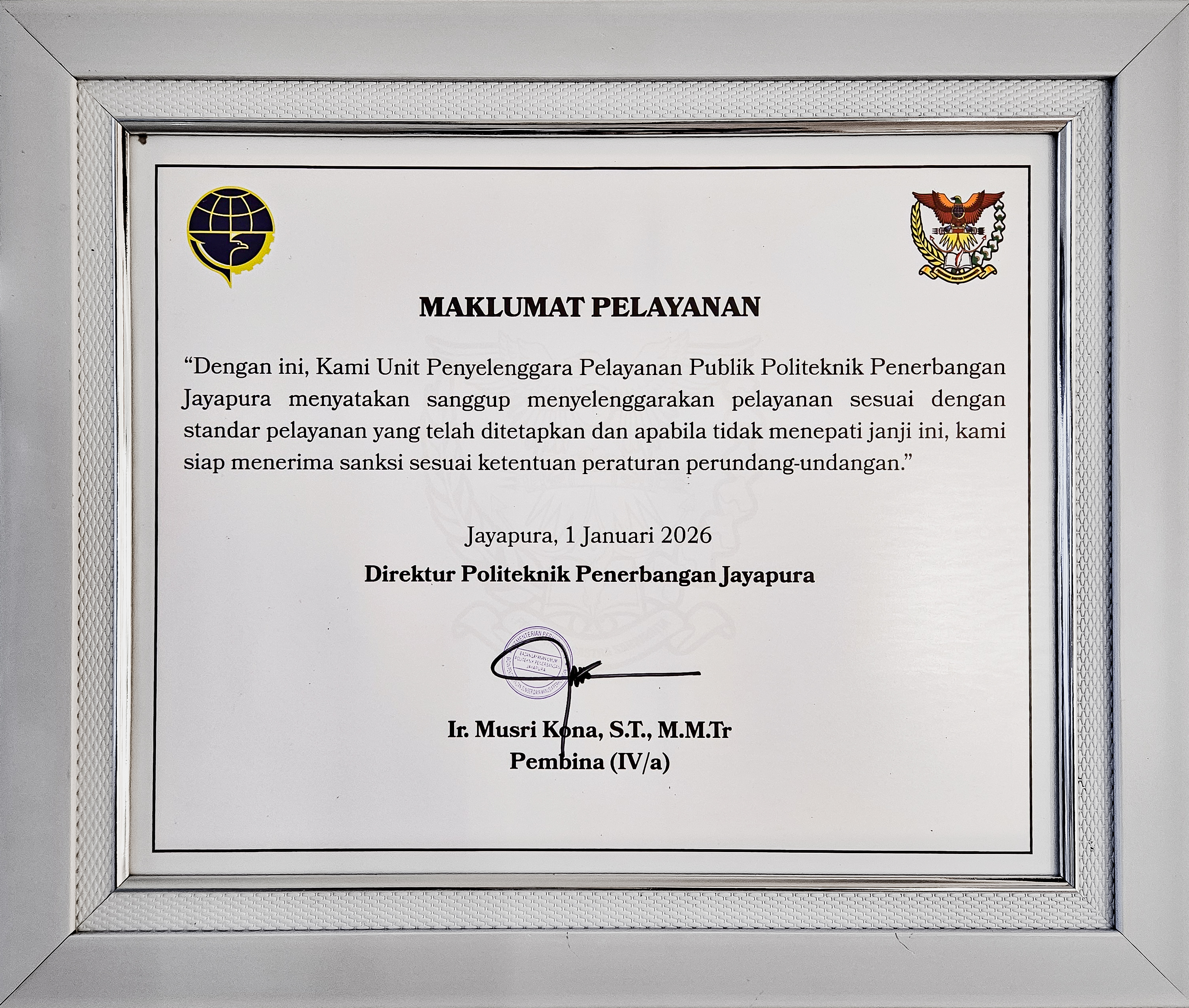 Maklumat Pelayanan